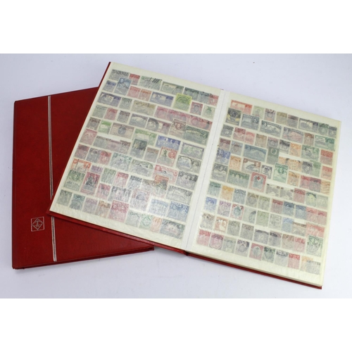 962 - Commonwealth and Europe material crammed into red stockbooks (2)