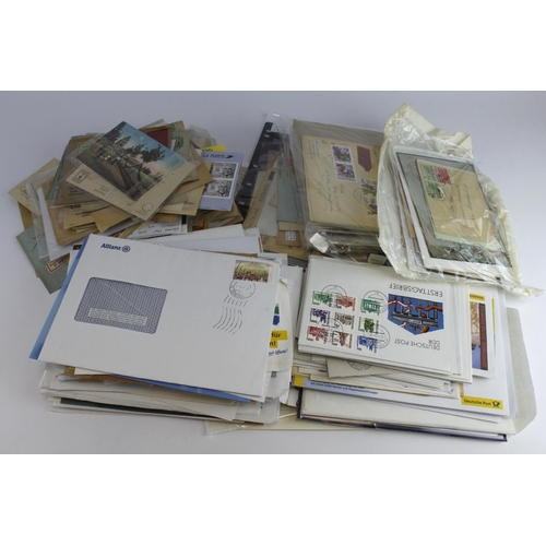 980 - German Postal history, Covers and cards in box. (Qty)