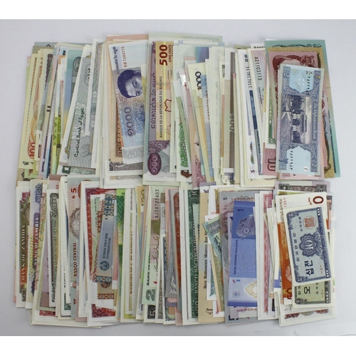 1049 - World (450), a large collection of World notes, all different and all Uncirculated or about, no dupl... 