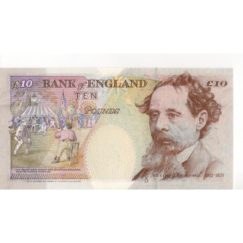 111 - Kentfield 10 Pounds (B369) issued 1993, Special Run from Debden set 'KK99' prefix with VERY HIGH No.... 