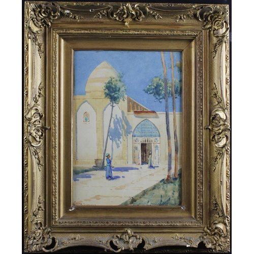 497 - MacGregor Wilson, Peter (Scottish, Circa 1856-1928) Watercolour titled Julfa Isphahan. Signed lower ... 