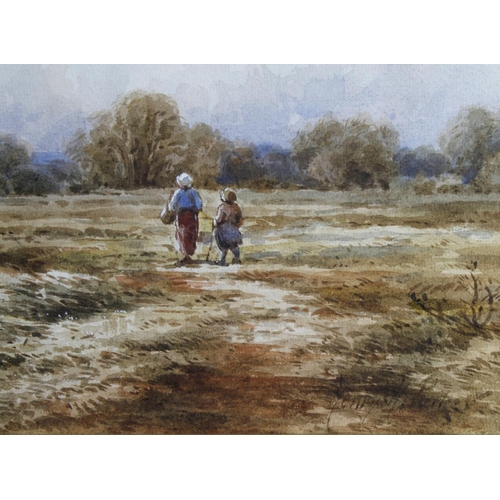 511 - Parker, Henry H (British 1858 - 1930). Watercolour titled Henley on Thames, depicting two figures wa... 