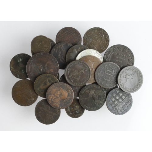 1008 - Tokens, 18th-19thC (24) mixed denominations.