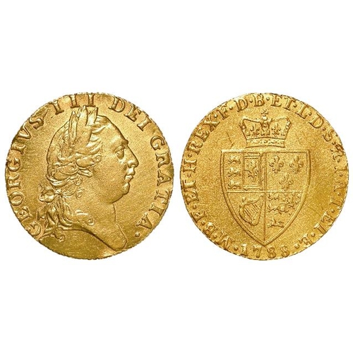 11 - Guinea 1788 ex-mount cleaned aVF, scratches.