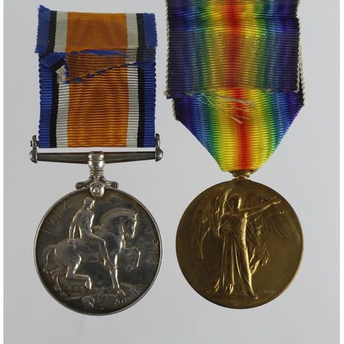 1119 - BWM & Victory Medal named (Capt R F Jenner). Research shows only one with this rank, Served with Wor... 