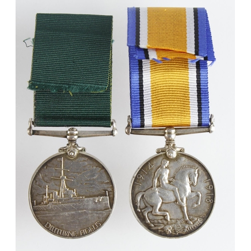 1140 - BWM (2272C W.Duncan SMN RNR), Royal Naval Reserve LSGC Medal EDVII (C.2272 W Duncan Sea'n RNR). Born... 