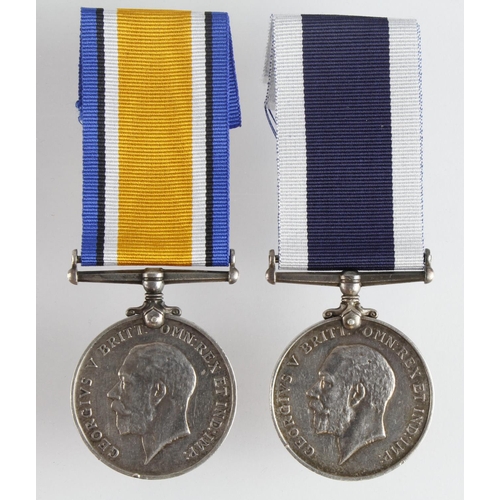 1141 - BWM (M.31492 T J Hewitt ACT.ERA.4.RN), Naval LSGC Medal GV (M.31492 T J Hewitt CERA.2.HMS Wrestler).... 