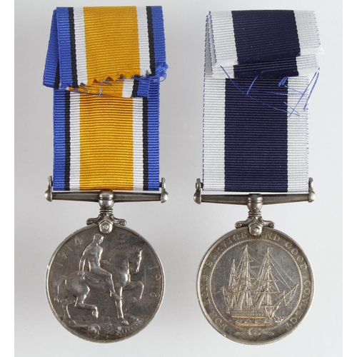 1141 - BWM (M.31492 T J Hewitt ACT.ERA.4.RN), Naval LSGC Medal GV (M.31492 T J Hewitt CERA.2.HMS Wrestler).... 