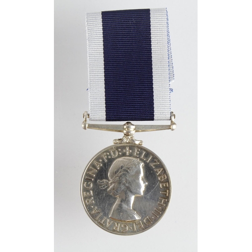 1590 - Naval LSGC Medal QE2 (DEI GRATIA) named JX.920108 R A Pawley LDG SEA. HMS Lynx