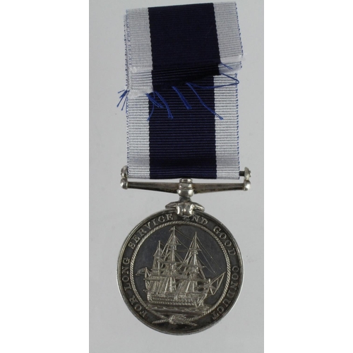 1591 - Naval LSGC Medal QV named (G H Langdon, Carp'rs Mate HMS Achilles). Born Churston Ferrers, Devon. Wi... 