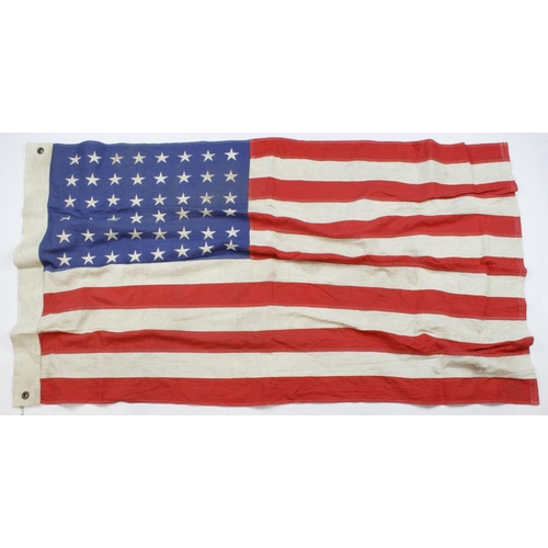 1798 - WW2 US flag army dated 1944 Boston Massachusetts 60 x 35.