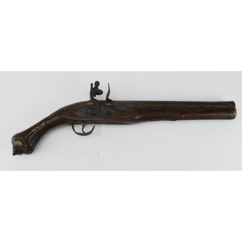 1862 - Eastern / Turkish flintlock pistol, barrel 11