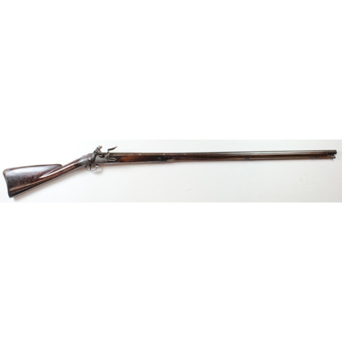 1881 - Flintlock shotgun c1810-20, fine quality piece, barrel 37
