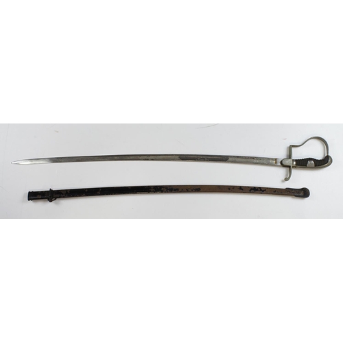 1922 - Imperial German officers sword, hilt regimentally marked '8.A5 14'. Blade maker marked. Blade regime... 