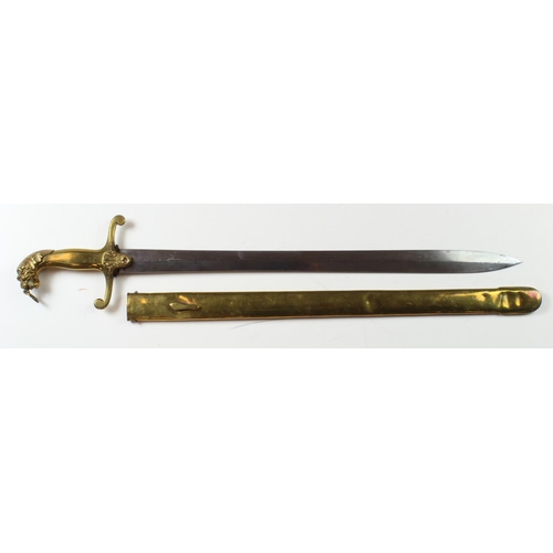 1959 - Military Bandsman's Sword c1820-1840, good spear point, blade 21