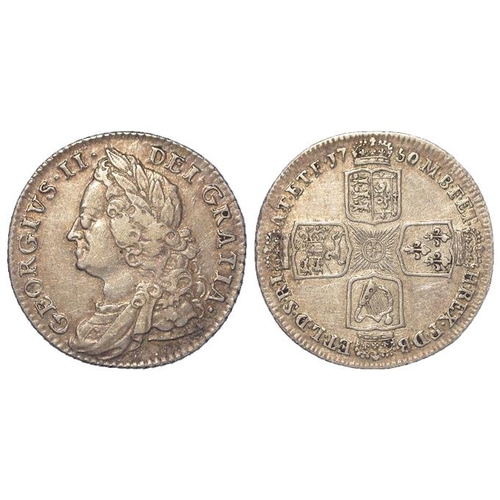 216 - Shilling 1750, S.3704, VF