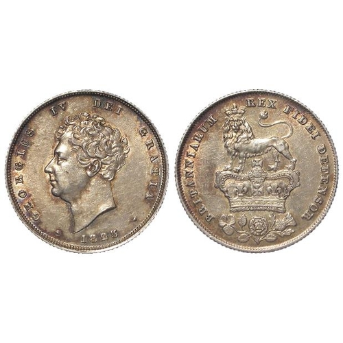 224 - Shilling 1825 lion, nEF