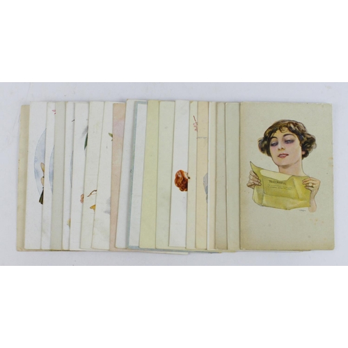 2306 - Glamour - unsigned Kirchner Maid of Athens, Bonora, Herouard, Charlet, Leonnec, Fabriano, Penot, Val... 