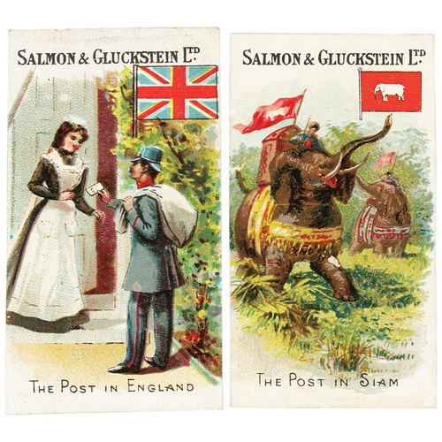 2522 - Salmon & Gluckstein - Methods of Conveying the Mail, complete set in pages, G - VG (with normal slig... 