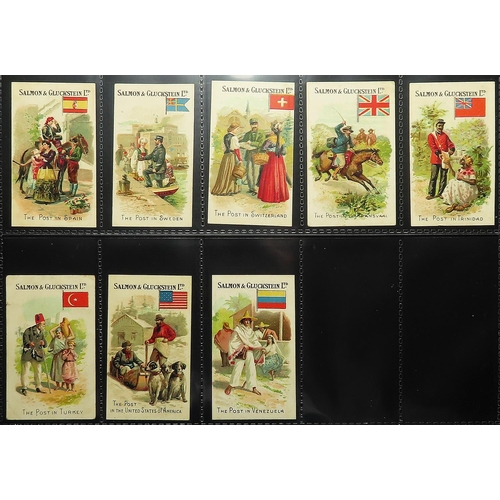 2522 - Salmon & Gluckstein - Methods of Conveying the Mail, complete set in pages, G - VG (with normal slig... 