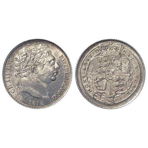 268 - Sixpence 1818 EF