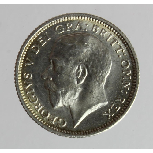 289 - Sixpence 1925 broad rim, UNC