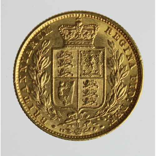 30 - Sovereign 1878S (Syndey, Australia) shieldback, S.3855, VF