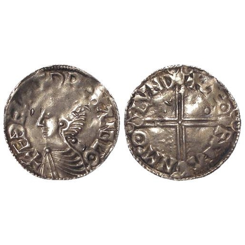 449 - Anglo Saxon silver penny of Aethelred II 