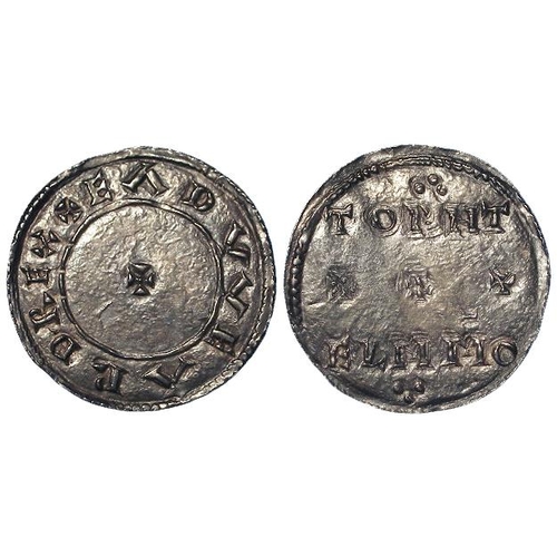 453 - Anglo-Saxon silver penny of Edward the Elder, 899-924 AD, Small Cross / Two Line type, S.1087, money... 