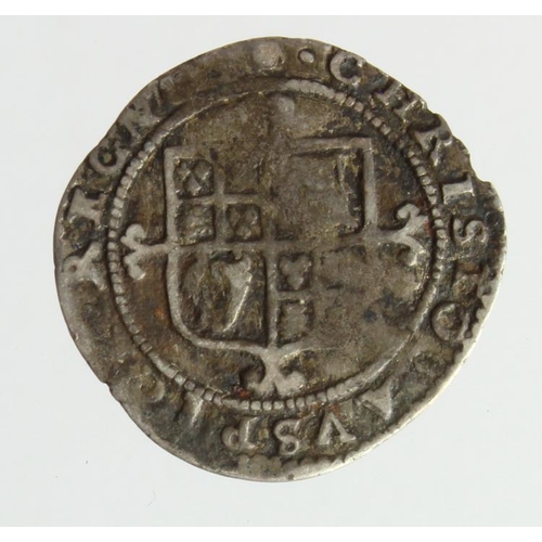 486 - Charles II hammered silver halfgroat, S.3326, 0.95g, F/GF