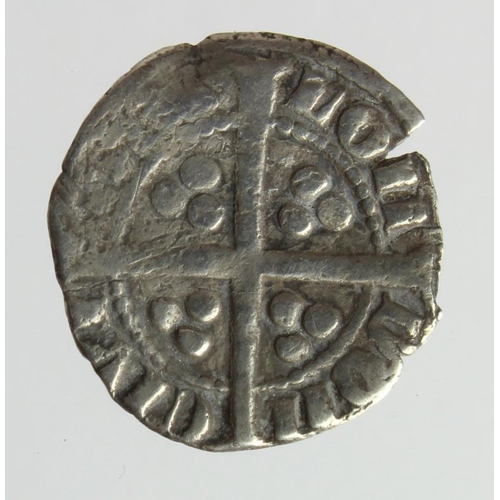 500 - Edward I silver penny of London, Class 9a, S.1407, 1.46g, GF, lightly chipped.