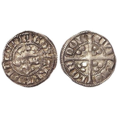 503 - Edward II silver penny of London, Class 13, S.1459, VF