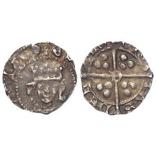 517 - Edward IV, Second Reign 1471-83 silver penny of Durham, S.2115. 0.67g, off-centre, VF