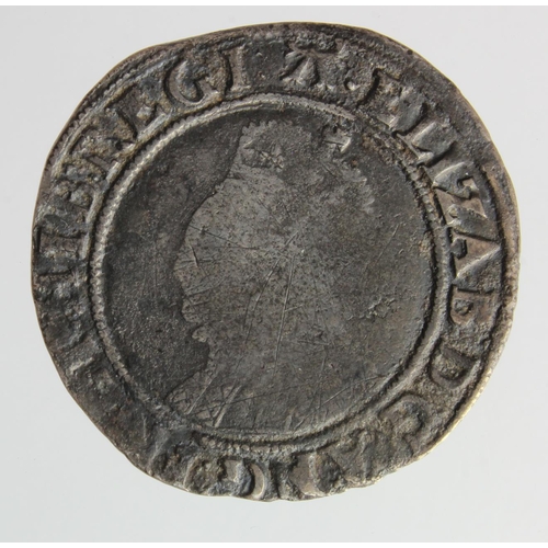526 - Elizabeth I Shilling, Sixth Issue, mm. A, 5.39g, Fine.