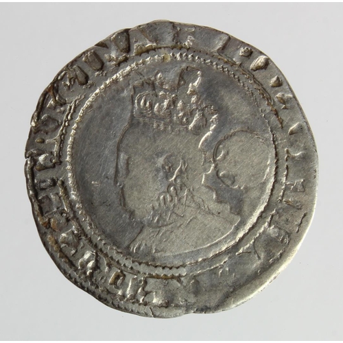 537 - Elizabeth I Sixpence 1573 mm. Ermine, S.2562, GF
