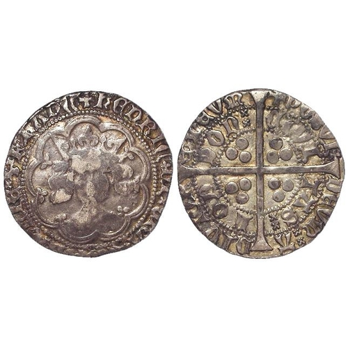 556 - Henry V groat, series G, S.1767, 3.67g, toned F/VF