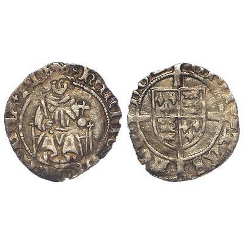 570 - Henry VII silver 'Sovereign' penny, two pillars, no mm., S.2228, 0.74g, nVF