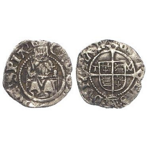 577 - Henry VIII silver 'Sovereign' penny of Durham, Bishop Thomas Wolsey, mm. Crescent/-, S.2352, 0.62g, ... 