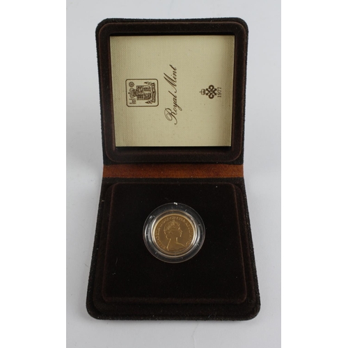 58 - Sovereign 1981 Proof aFDC cased as issued