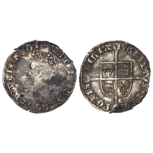 602 - Mary groat 1553-54 mm. Pomegranate, S.2492, 1.96, toned, lightly chipped and cracked at the edge and... 