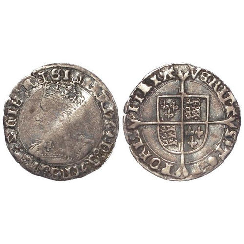 605 - Mary silver groat 1553-54, mm. Pomegranate, S.2492, 2.05g, unbent Fine, reverse better.