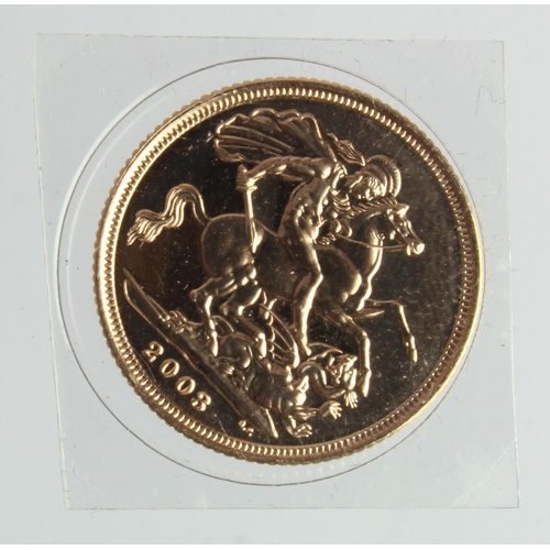 61 - Sovereign 2003 BU still sealed