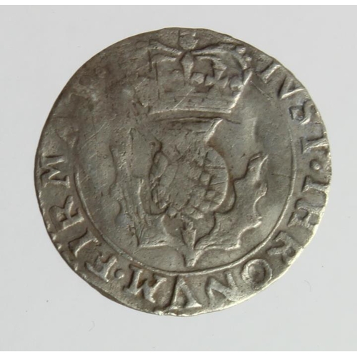 663 - Scotland, Charles I silver 20-pence, F/GF