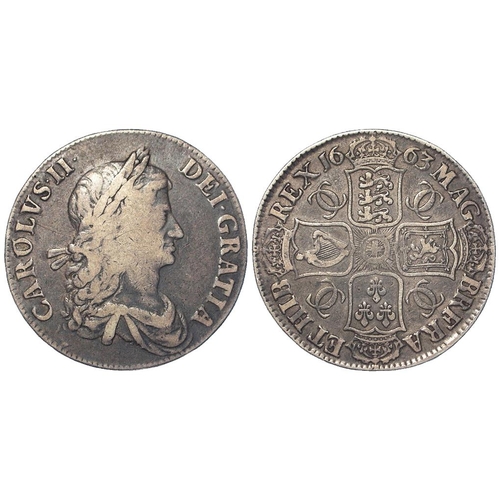 67 - Crown 1663 XV, no stops on reverse, S.3354, GF