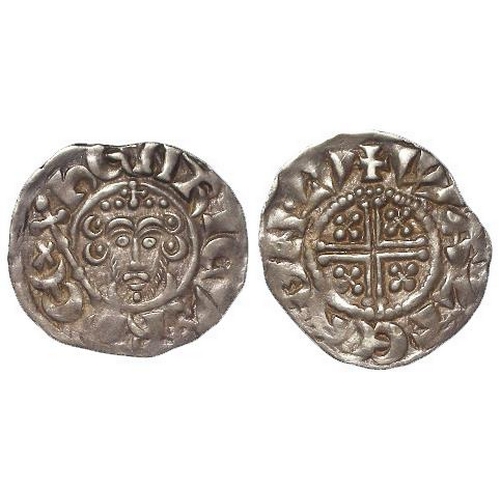 670 - Short Cross silver penny of John 