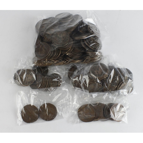 755 - GB Key date Pennies. 1912H (approx 190), 1918H x28, 1918KN x 14, 1919H (Approx 60) & 1919KN x 7. Fro... 