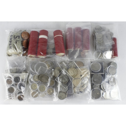 763 - GB Pre-decimal and Decimal, large accumulation in a stacker box, 19th-20thC including silver.