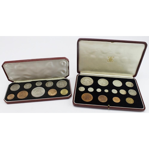 767 - GB Proof Set 1937 (15 coins) including Maundy set, nFDC with original case; along with another set: ... 