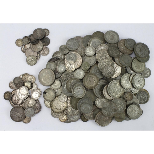 844 - Silver: 1205g GB Pre-47; 95g GB Pre-20; and 37g mixed world.