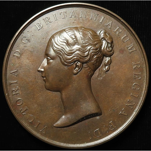 885 - British Commemorative Medal, bronze d.74mm: Coronation of Queen Victoria 1838, (medal) by G.R. Colli... 